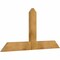 Ekena Millwork Portland Rough Sawn Timber Gable Bracket, Western Red Cedar, 60"W x 30"H x 2"D x 6"F, 12/12 Pitch GBW060X30X0206POR00RWR - alternate 3